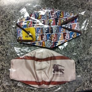 Bundle of 2 Designer-inspired face mask REVERSIBLE